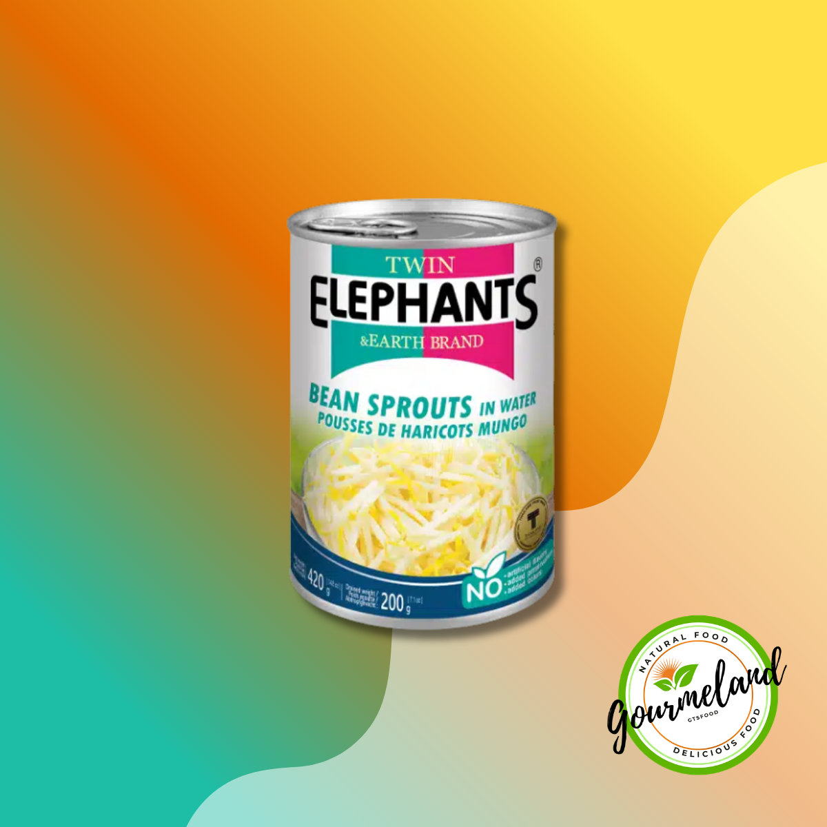 Twin Elephants & Earth Brand Bean Sprouts In Water – 420 G